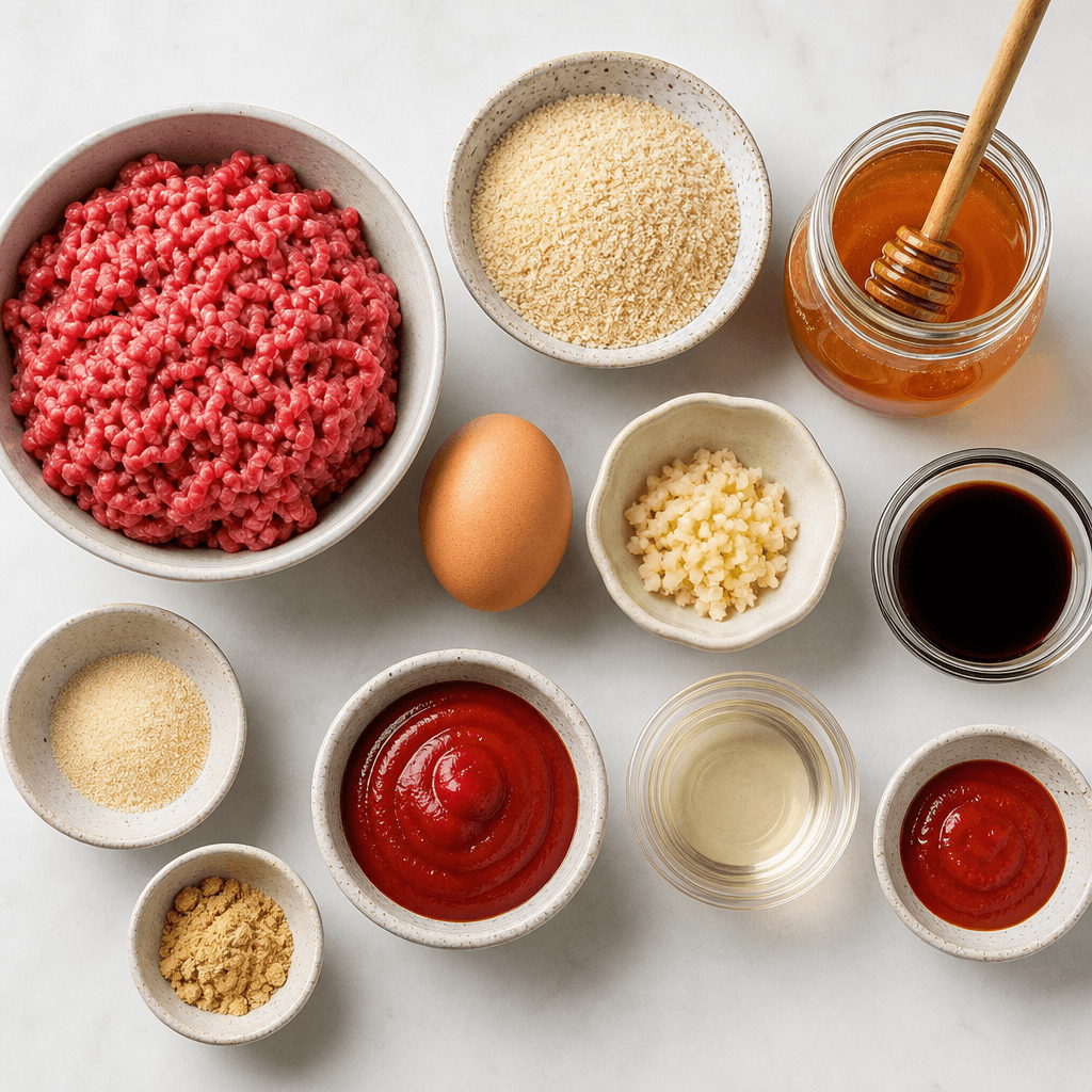 Honey Glazed Meatballs for Any Occasion ingredients