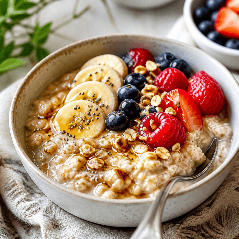 Instant Pot Overnight Oats (Quick & Creamy)