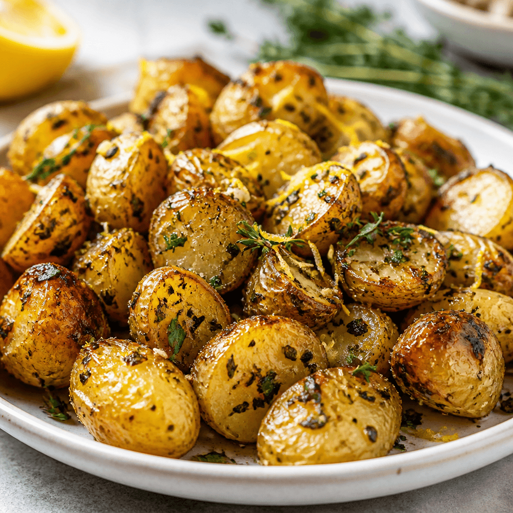 Herb Butter Roasted Baby Potatoes