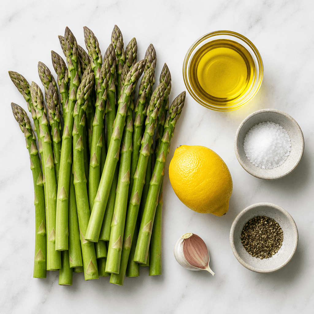 Easy Roasted Asparagus with Fresh Lemon Zest ingredients