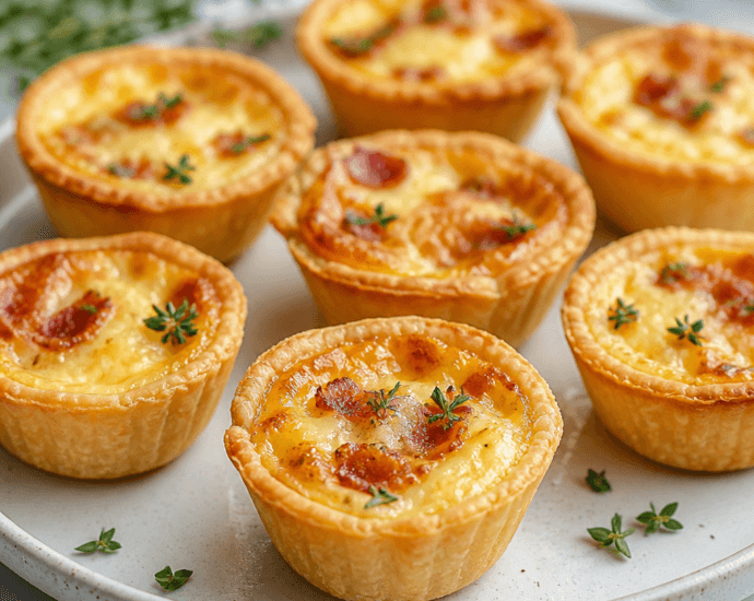 Delicious and Easy Mini Quiche Lorraine Recipe