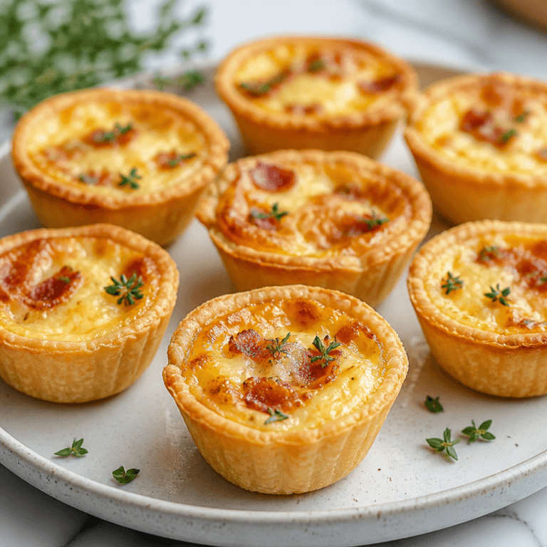 Easy Mini Quiche Lorraine Recipe