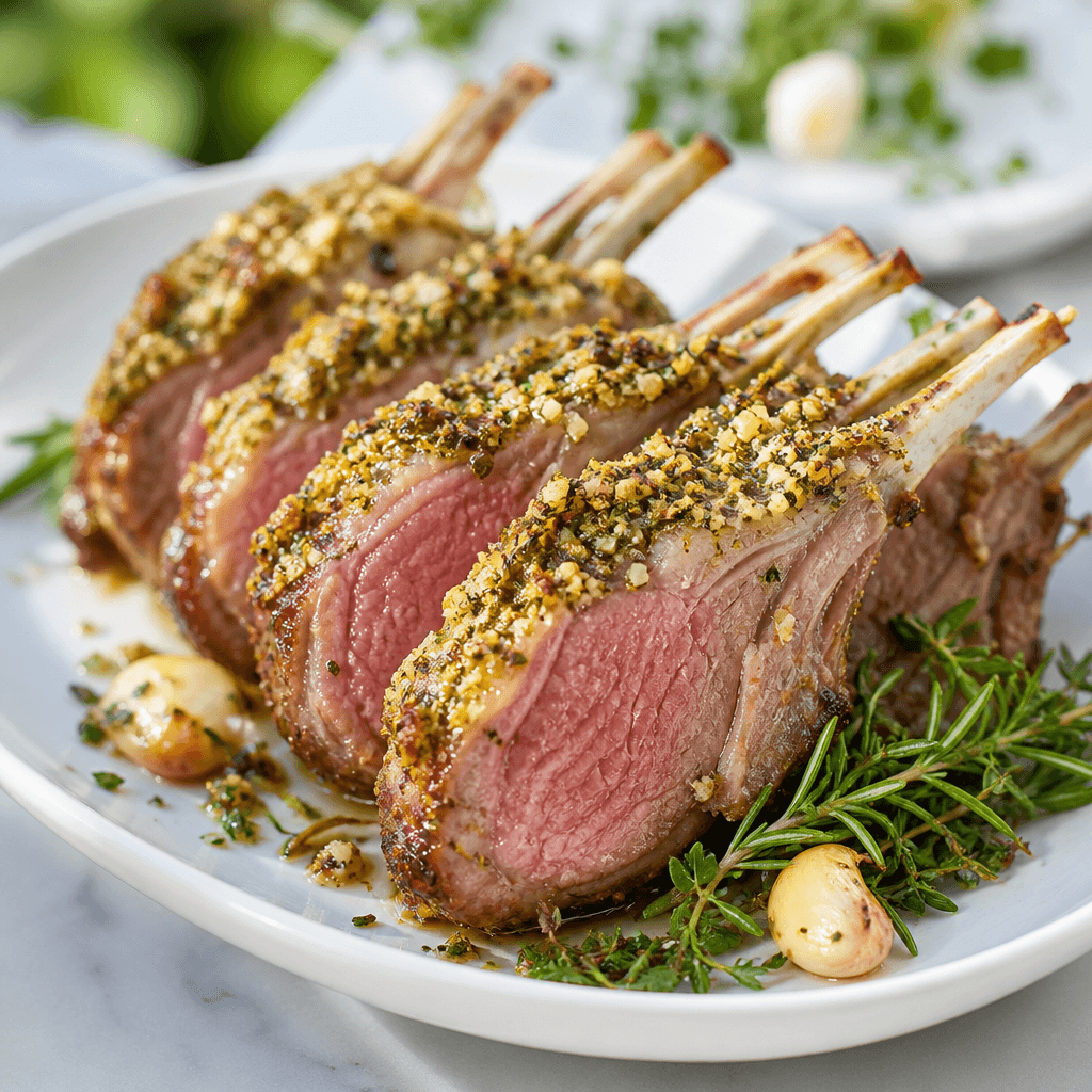 Herb Crusted Rack of Lamb