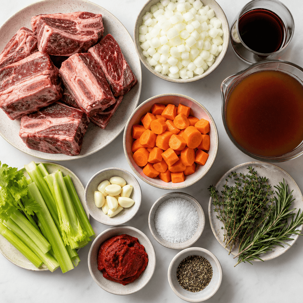 braised short ribs ingredients
