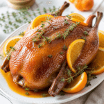 Savory Roast Duck with Orange Sauce