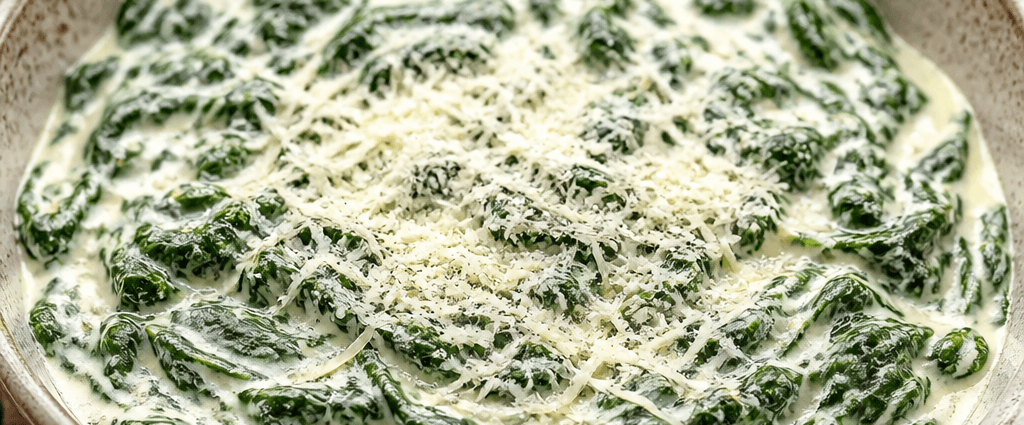 Creamed Spinach with Parmesan