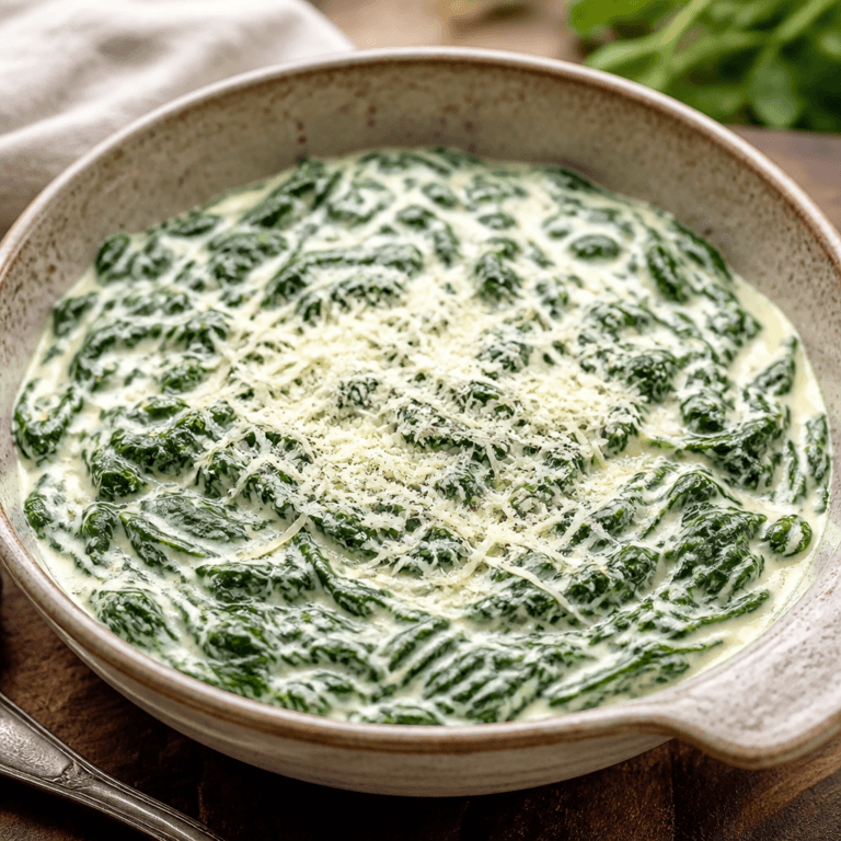 Creamed Spinach with Parmesan (Easy 20-Minute Side)