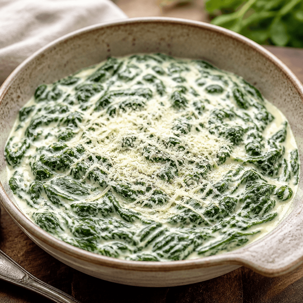 Creamed Spinach with Parmesan
