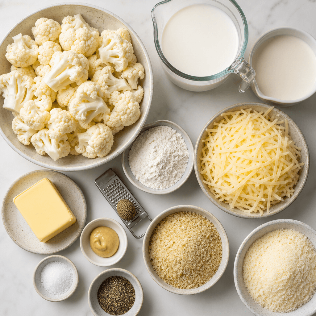 cauliflower gratin ingredients