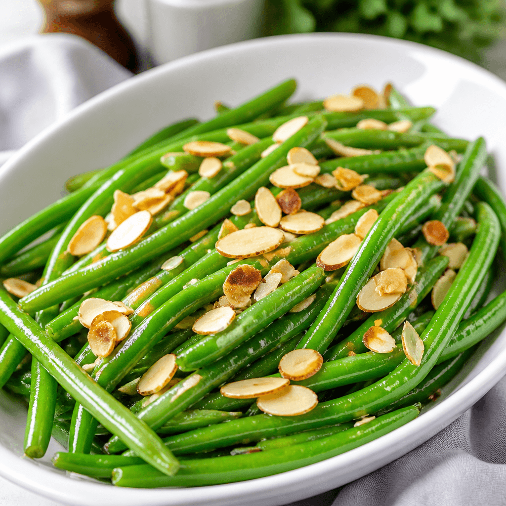green beans almondine