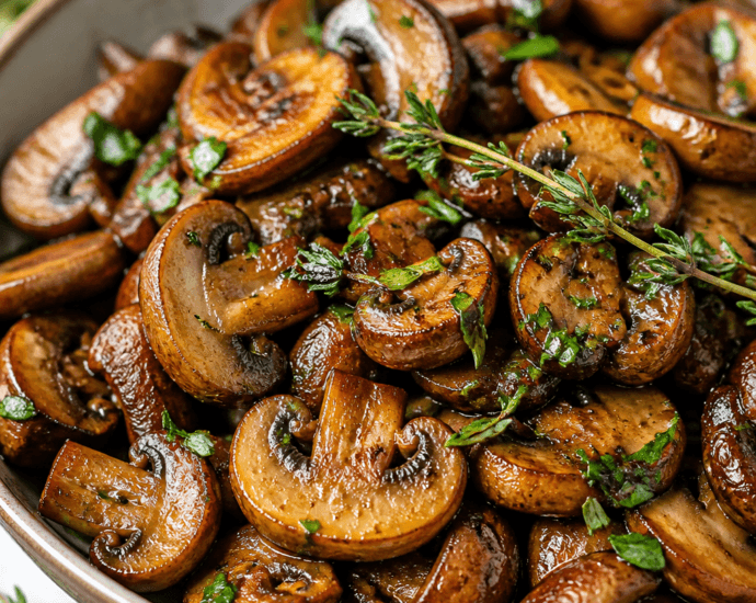 Sauteed Mushrooms with Fresh Thyme and Sherry
