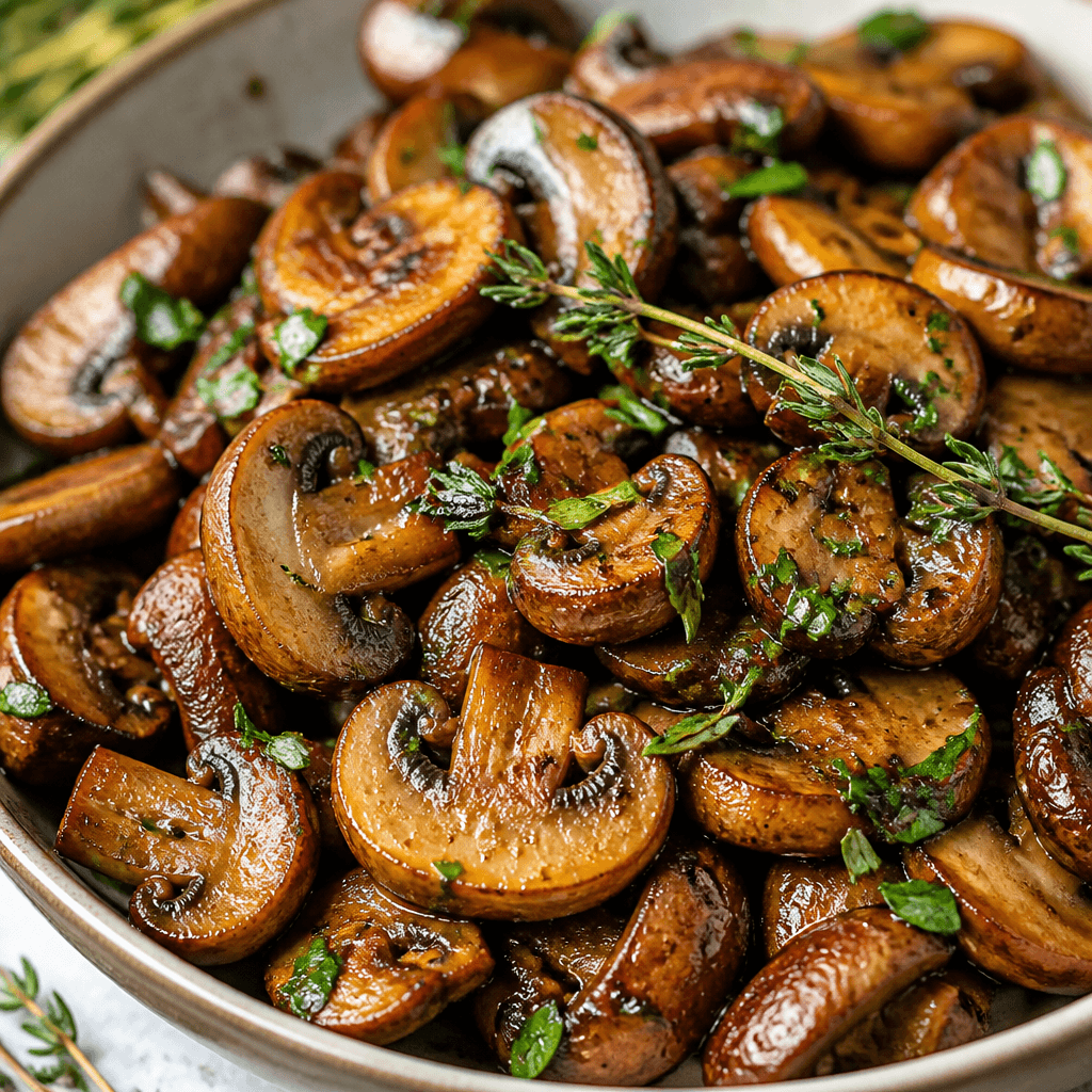 Sauteed Mushrooms with Fresh Thyme and Sherry