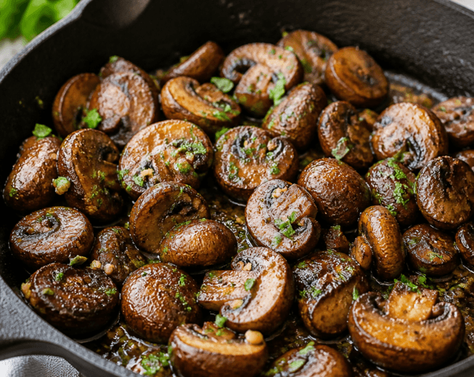 Savory Garlic Butter Mushrooms