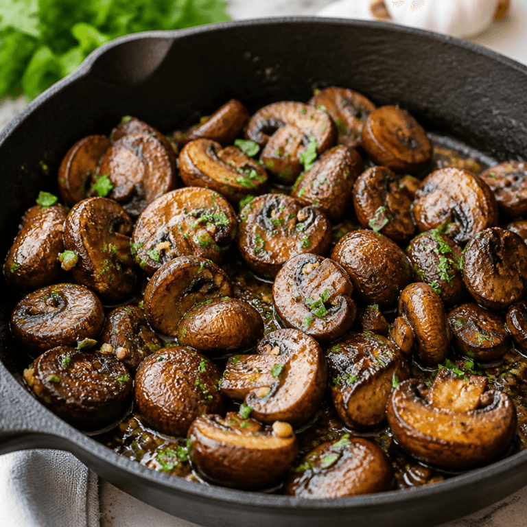 Garlic Butter Mushrooms (Easy 15-Minute Side Dish)