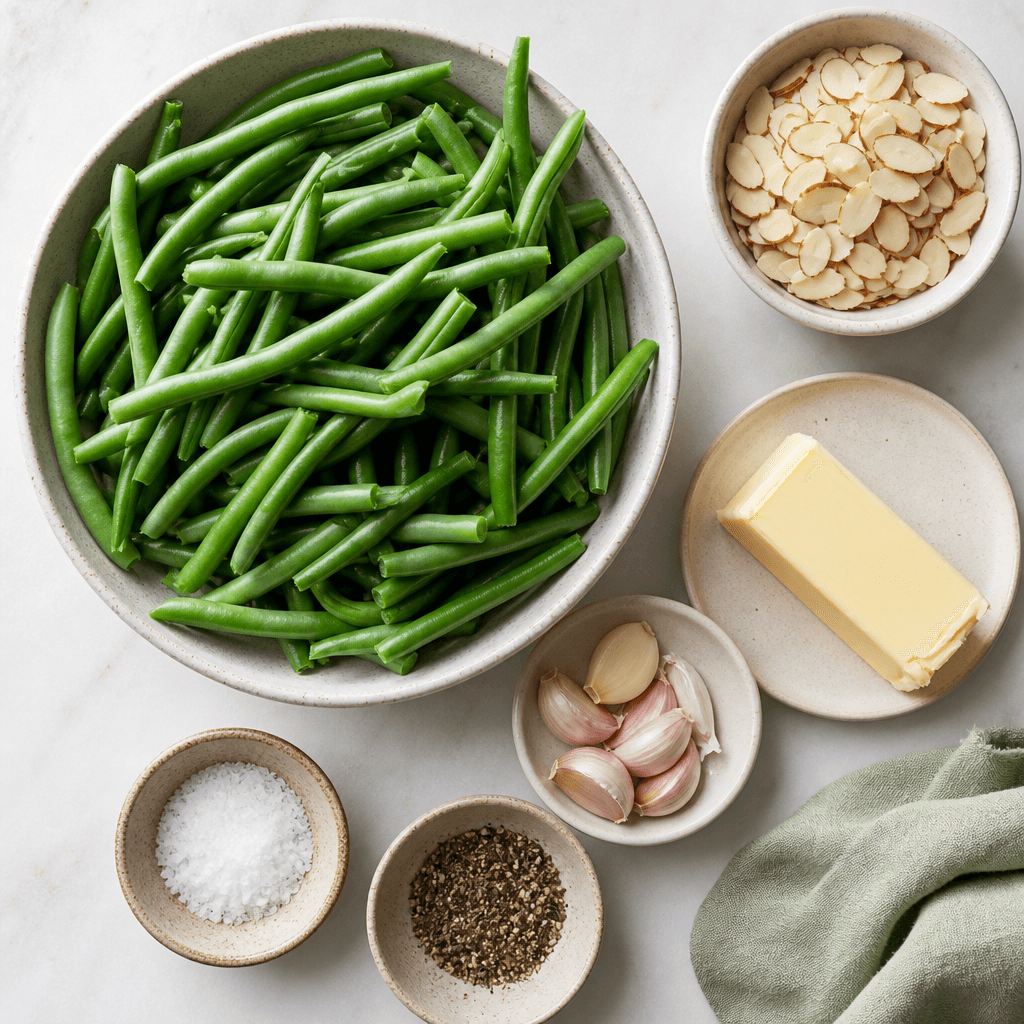 green beans almondine ingredients