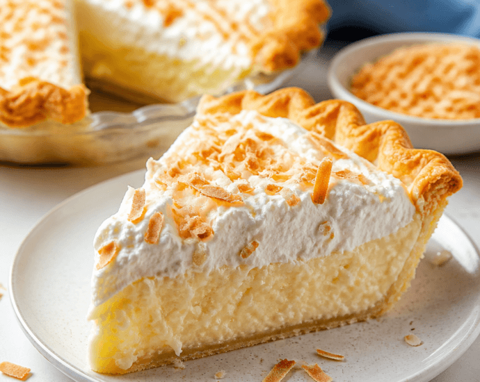 Homemade Coconut Cream Pie