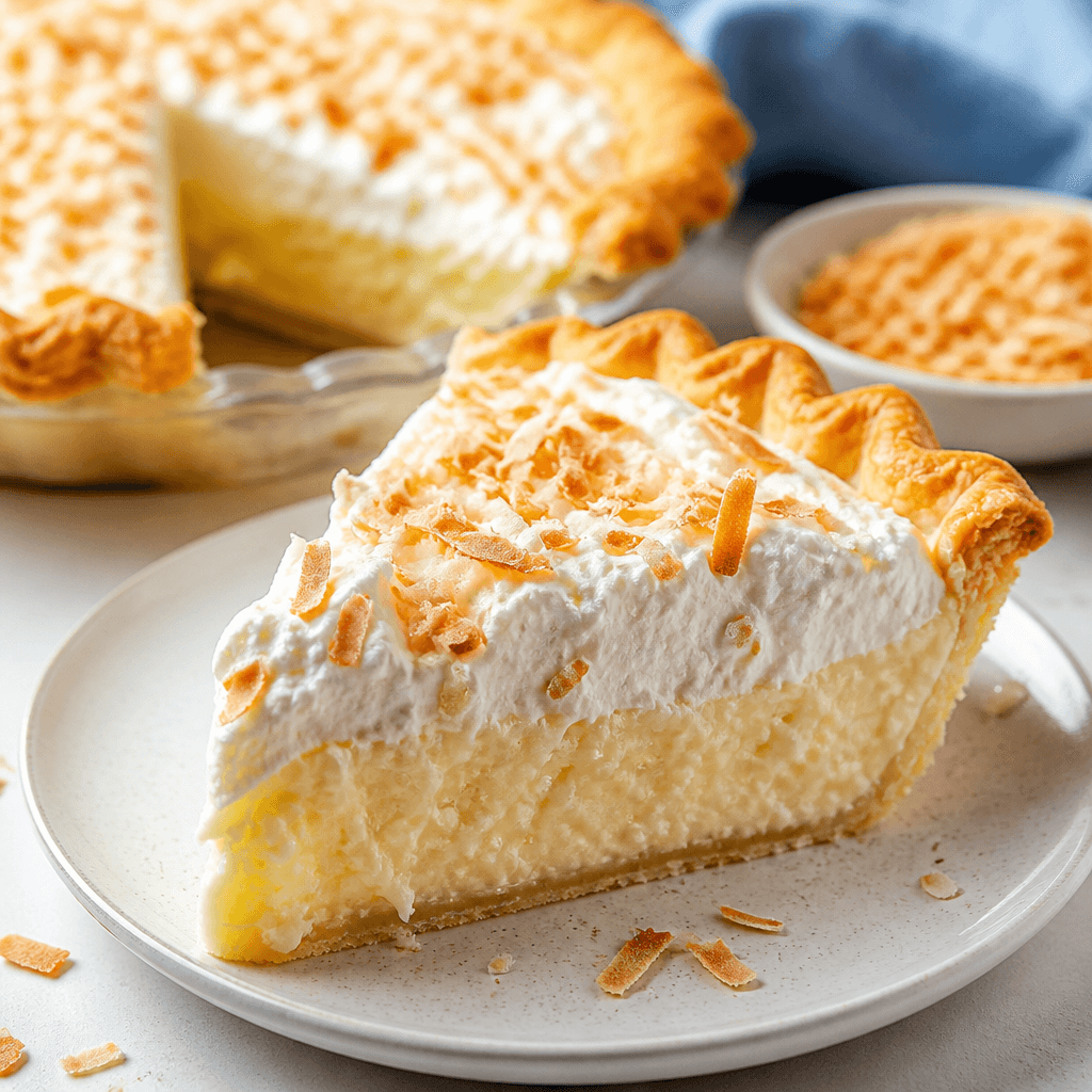 Homemade Coconut Cream Pie