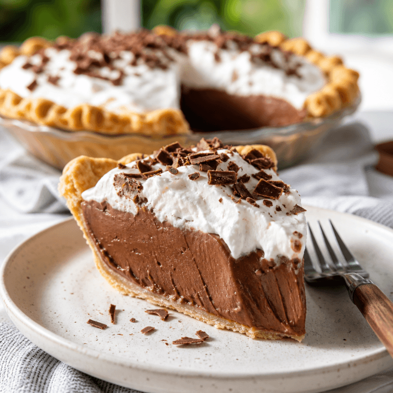 Homemade Chocolate Cream Pie (Silky & Rich)