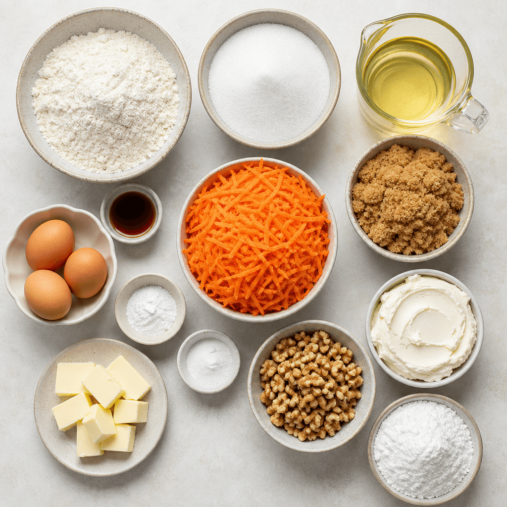 carrot cake ingredients