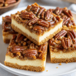Decadent Pecan Pie Cheesecake Bars