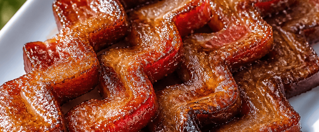 Sweet and Savory Candied Bacon Skewers