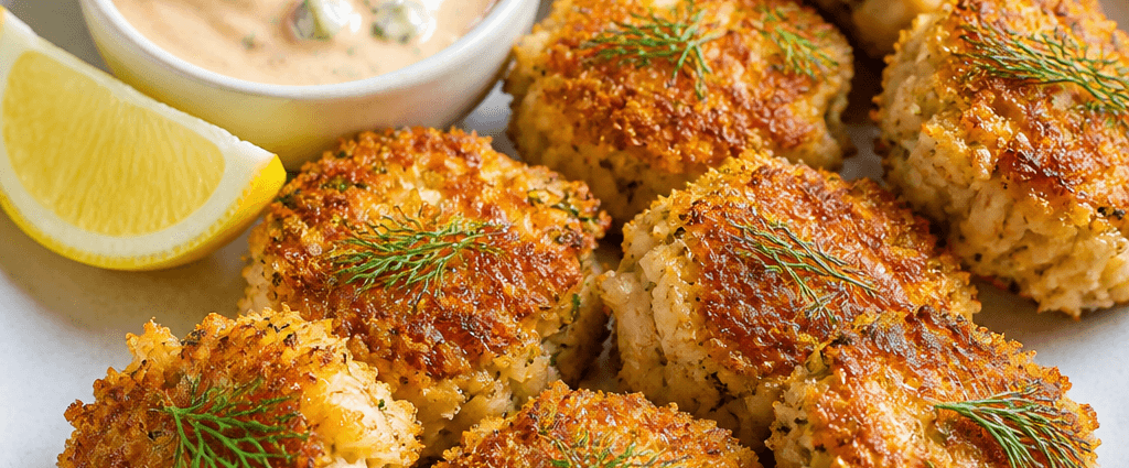 Mini Crab Cakes with Creamy Remoulade Sauce