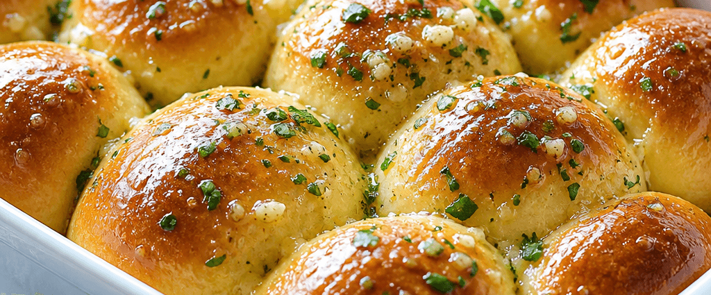 Garlic Butter Dinner Rolls