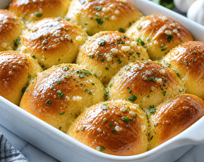 Garlic Butter Dinner Rolls