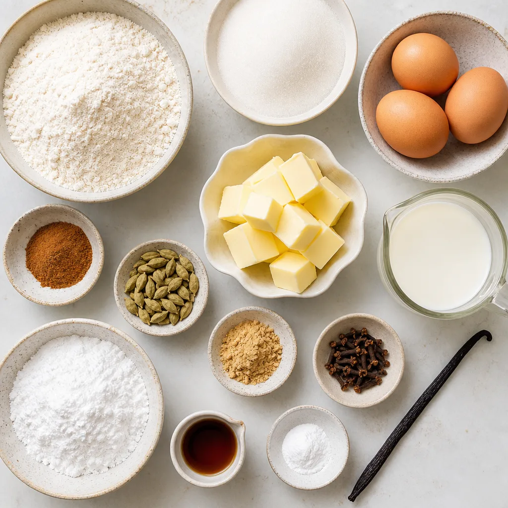 chai cupcakes ingredients