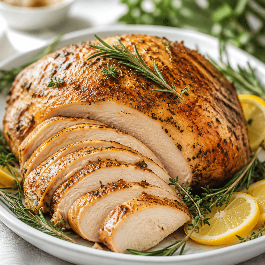 Lemon Herb Roasted Turkey Breast