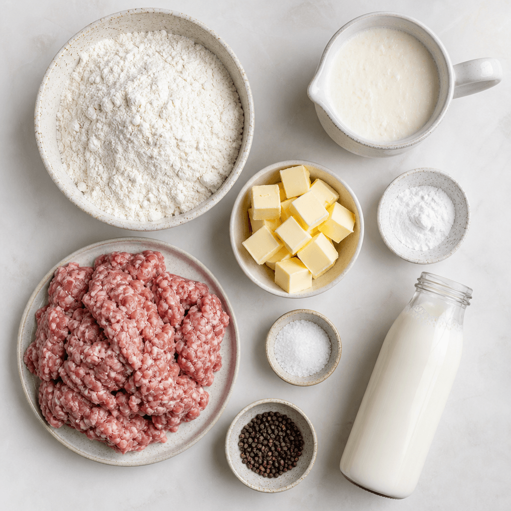 sausage gravy ingredients