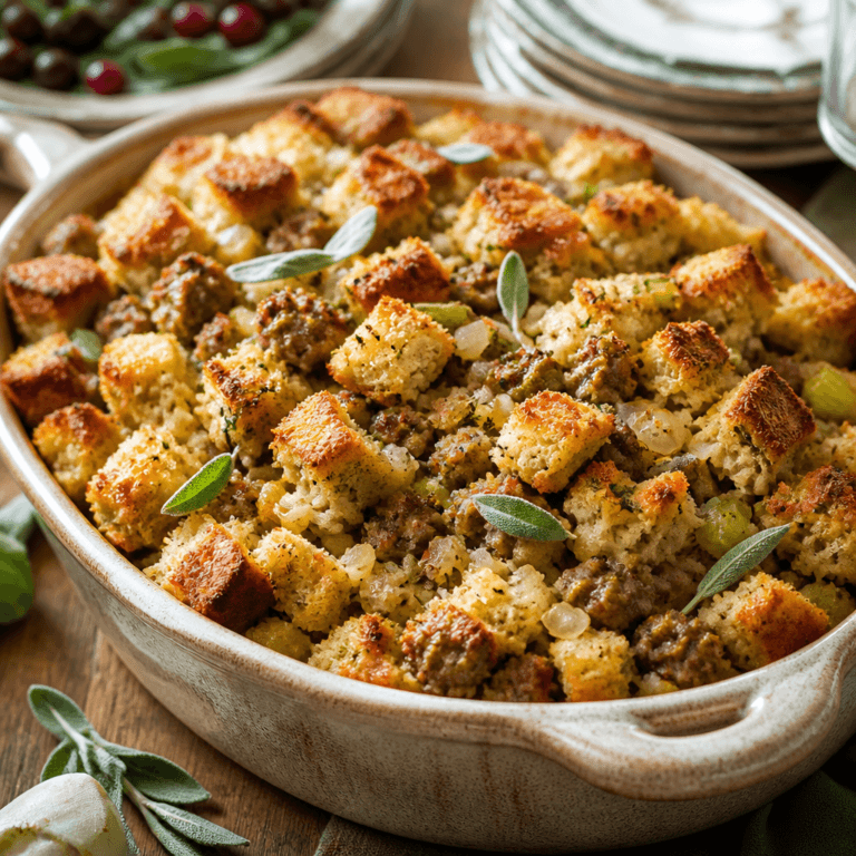 Classic Sausage and Sage Stuffing