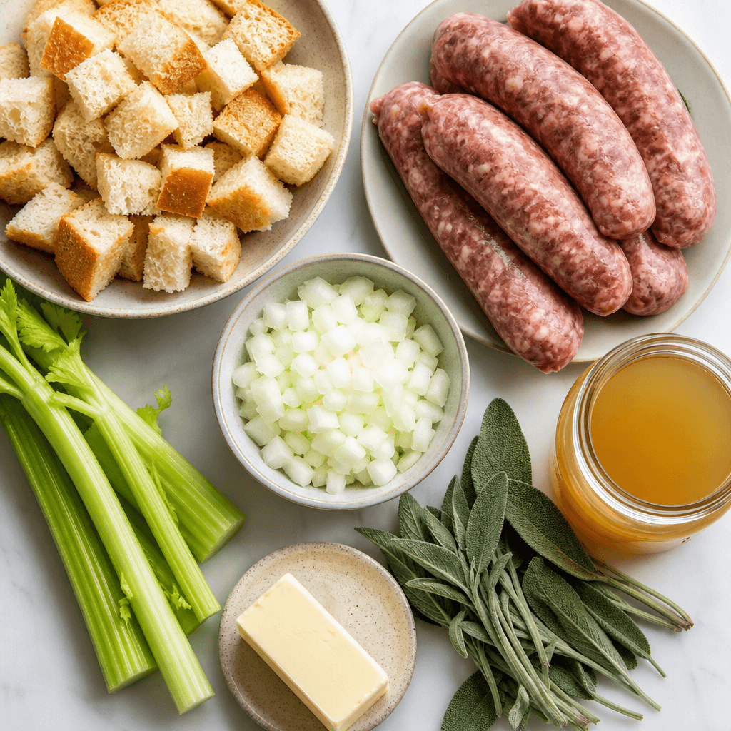 sausage stuffing ingredients