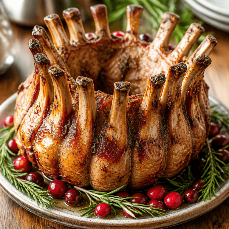 Crown Roast of Pork: Showstopper Holiday Recipe