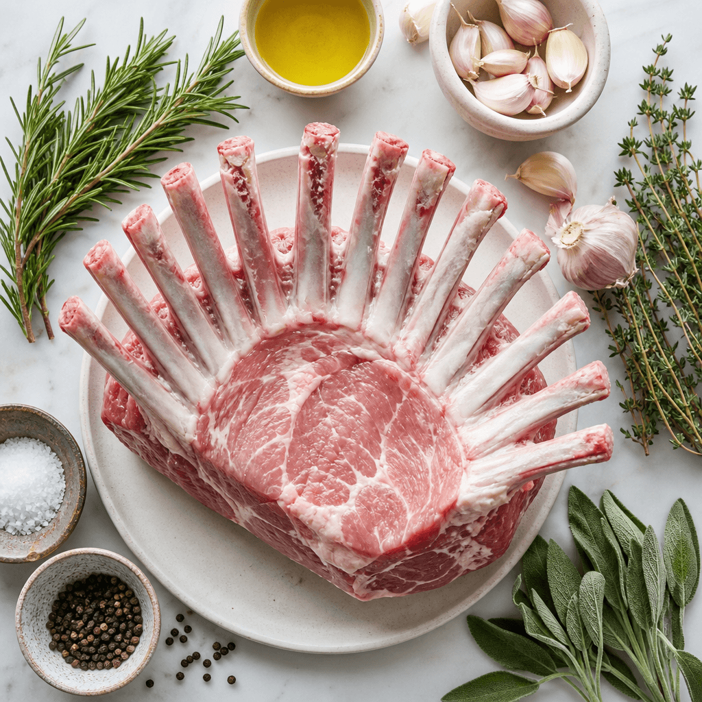 crown roast of pork ingredients
