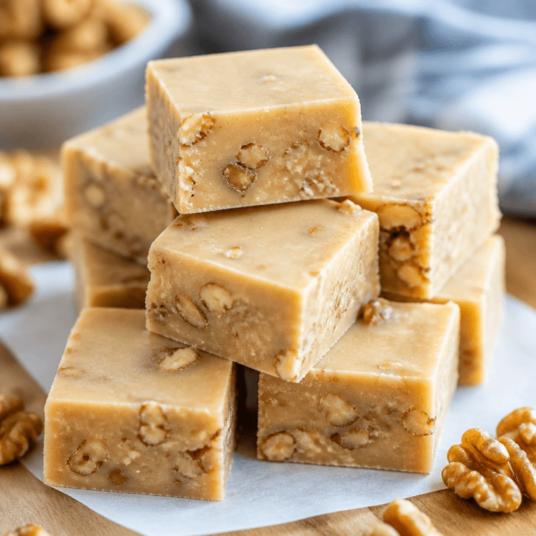 Maple Walnut Fudge: Easy No-Bake Fall Treat