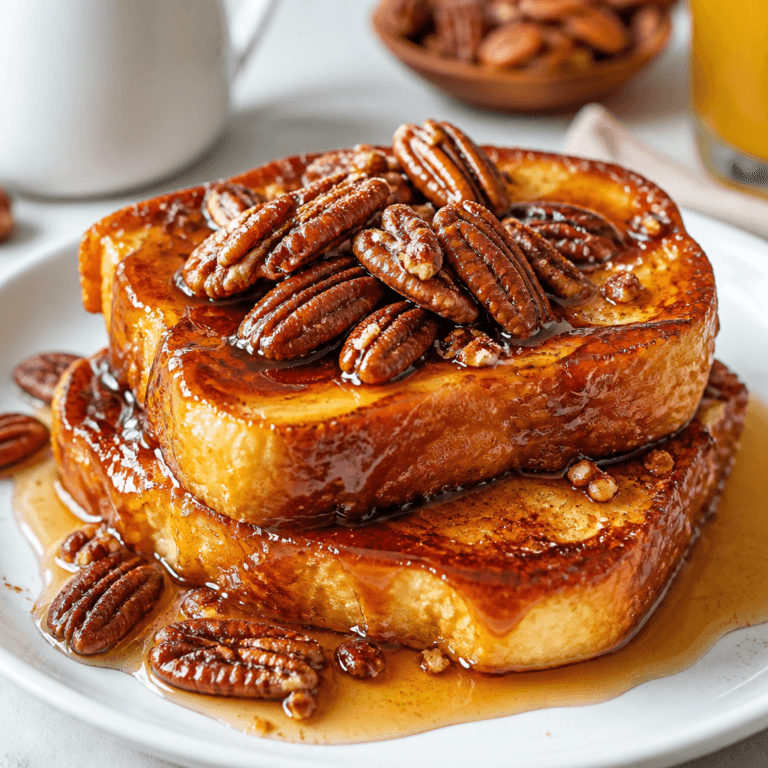 Pecan Pie French Toast (Decadent Brunch)