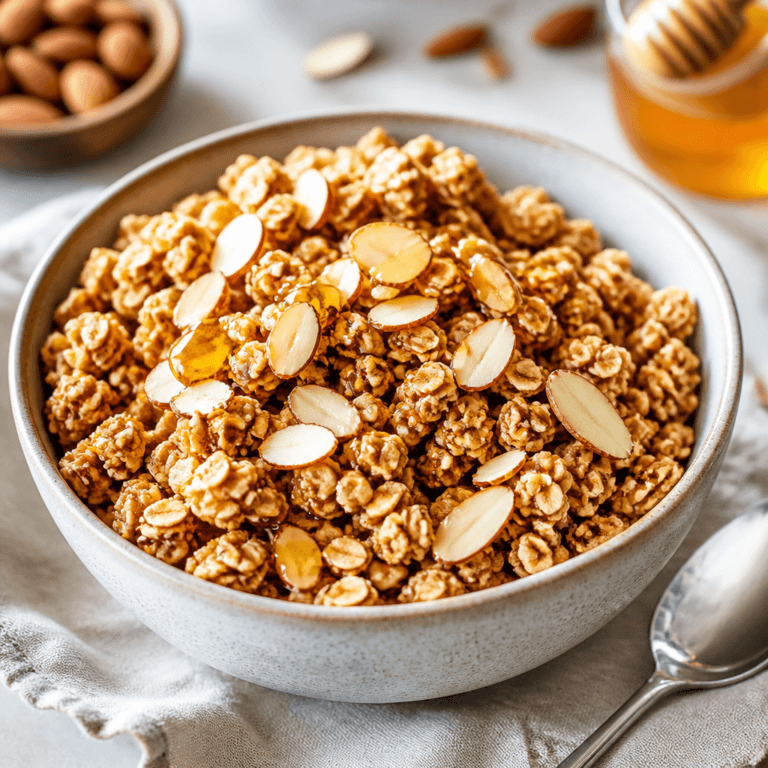 Homemade Granola: Classic Honey Almond Recipe