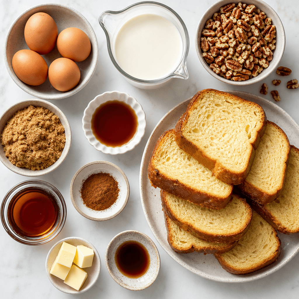 pecan pie French toast ingredients
