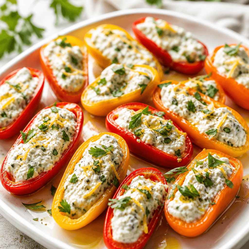 stuffed mini peppers