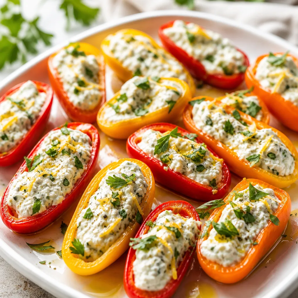 stuffed mini peppers