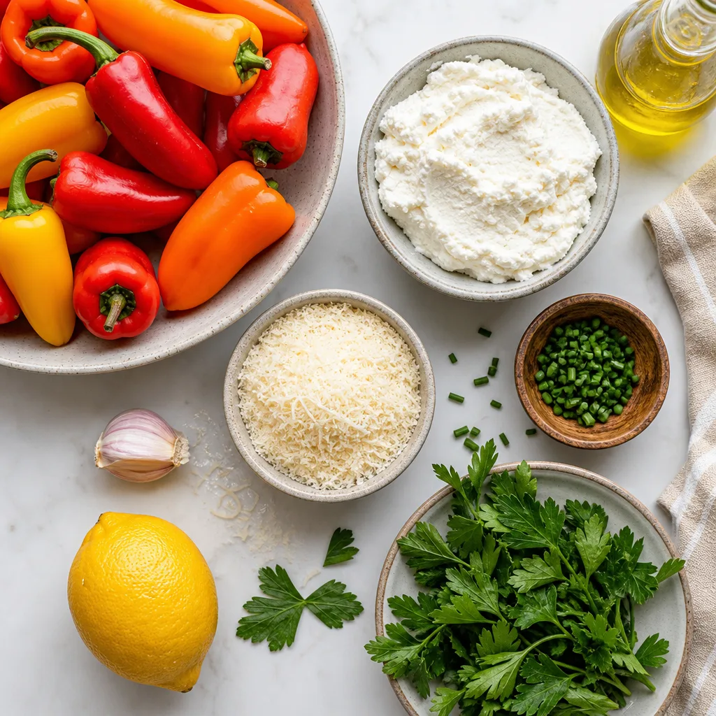 stuffed mini peppers ingredients