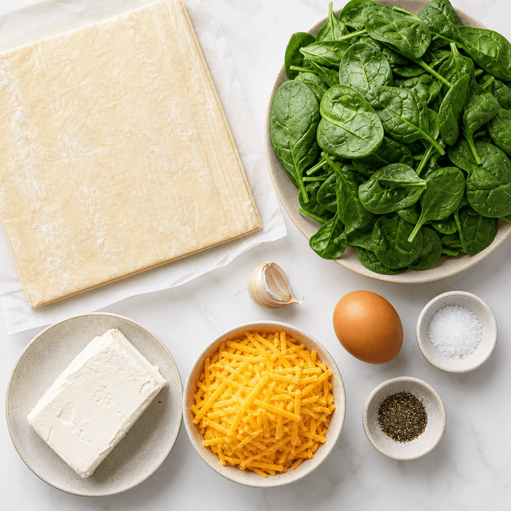 spinach puffs ingredients