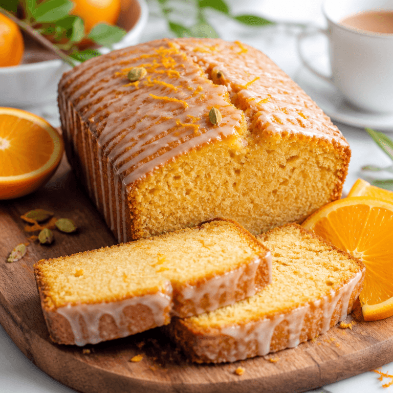 Orange Cardamom Bread (Easy Morning Loaf)