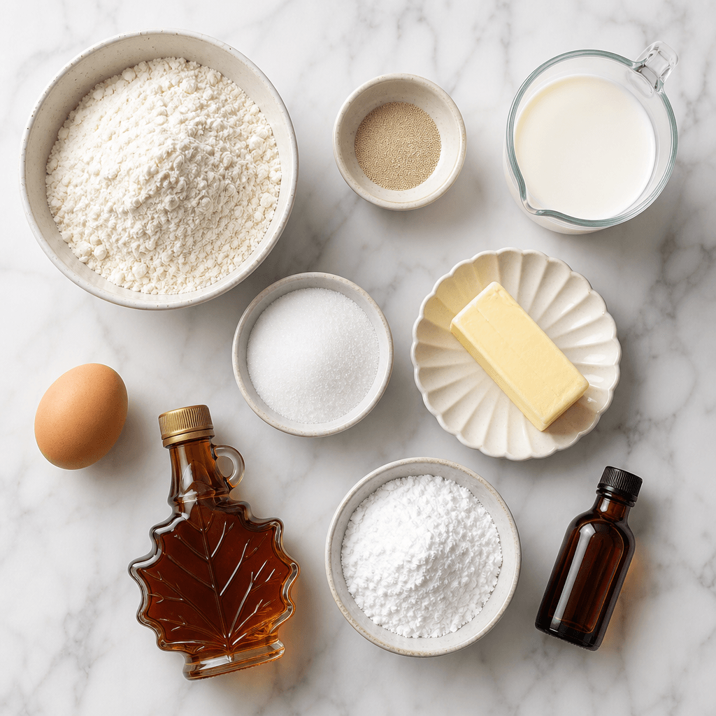 maple donuts ingredients