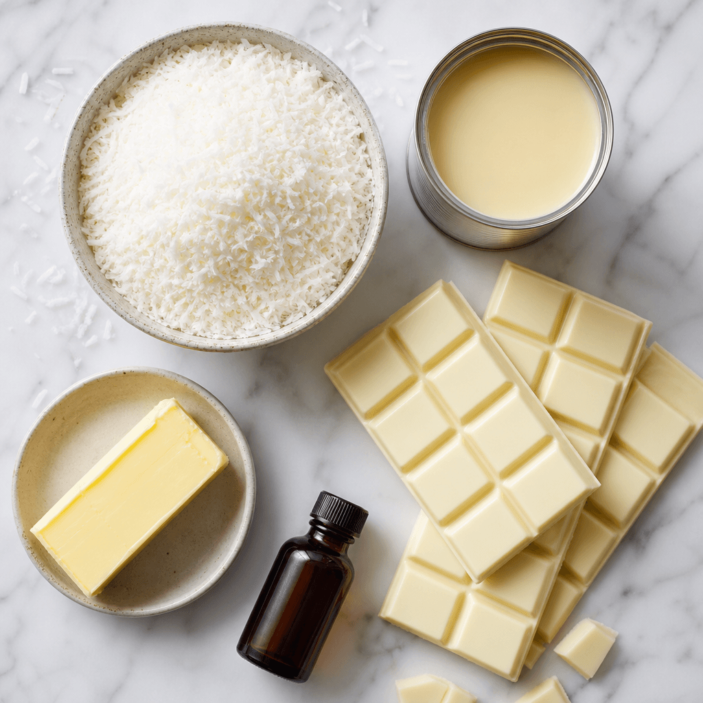 coconut truffles ingredients