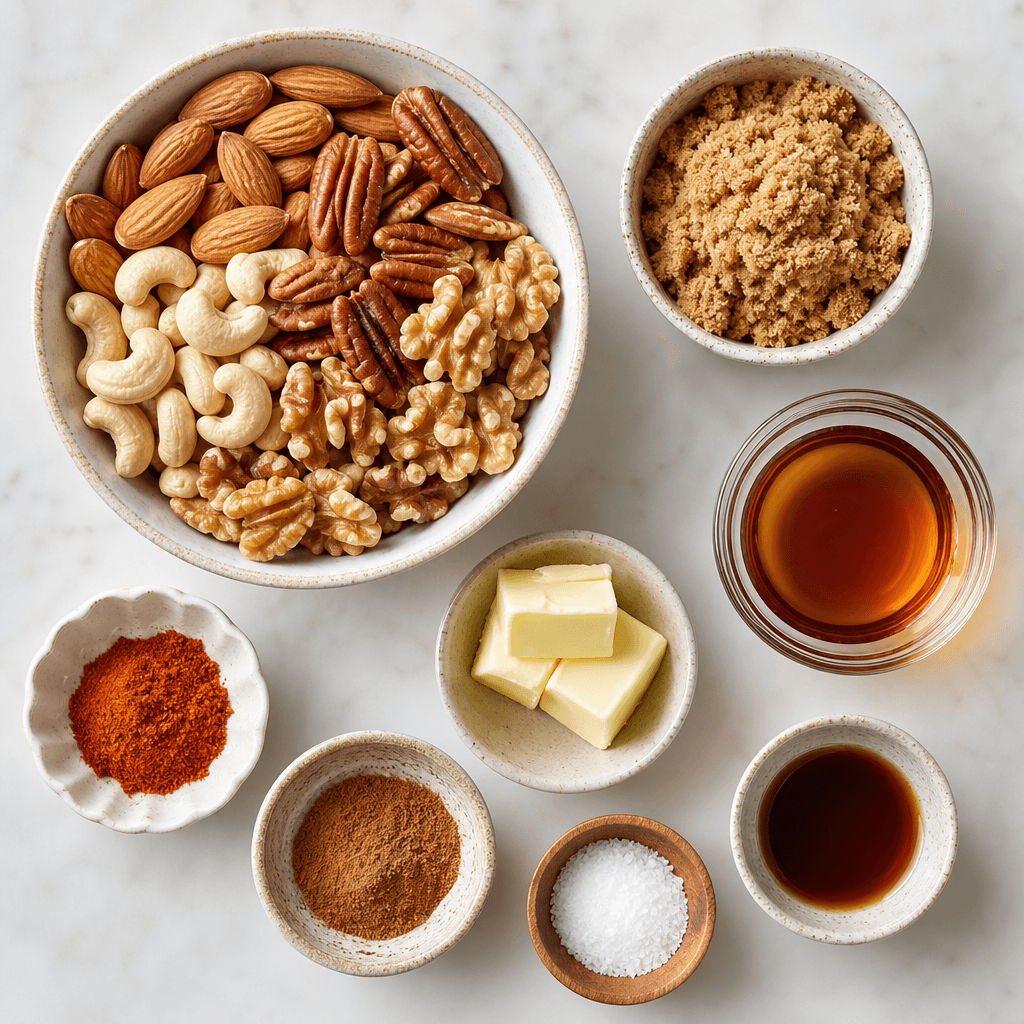 spiced nuts ingredients