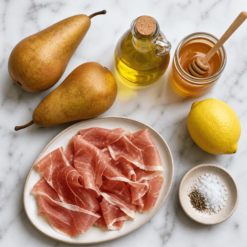 prosciutto wrapped pears ingredients