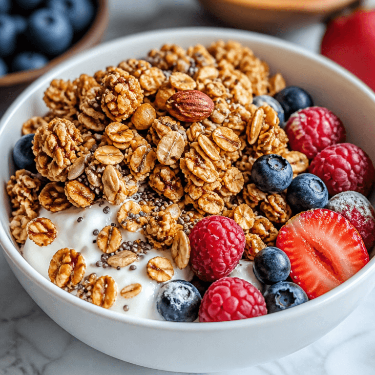 Protein-Packed Granola (Easy Homemade Protein Granola)