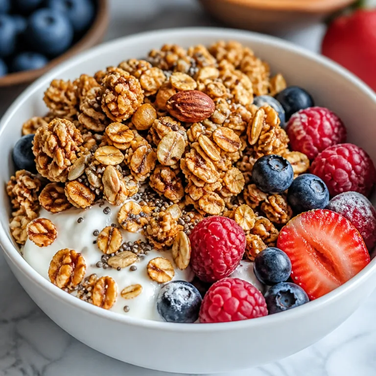 Protein-Packed Granola (Easy Homemade Protein Granola)